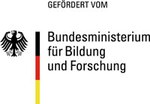 Die Abbildung zeigt das Logo des Bundesministeriums für Bildung und Forschung.                 